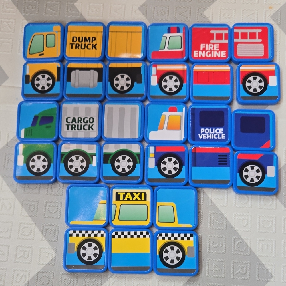 Vechicle Puzzle Magnets